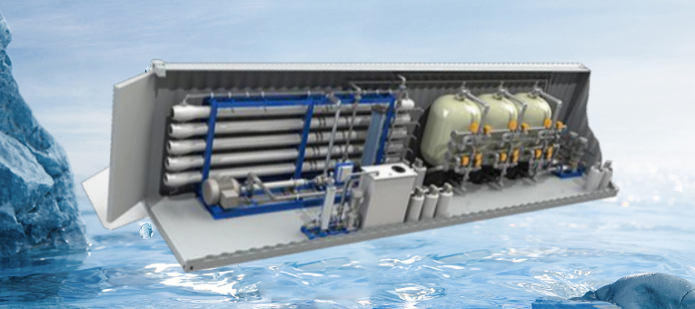 Marine seawater desalination equipment