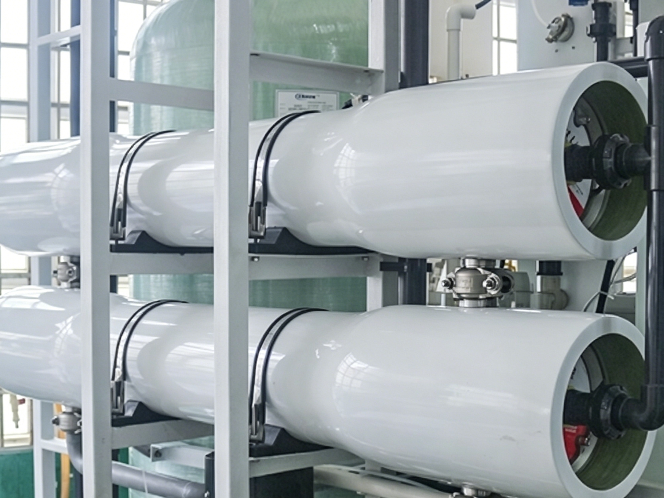 青岛沃赛海水淡化科技有限公司1套反渗透设备并包含配电安装工程，日产水量为30吨项目